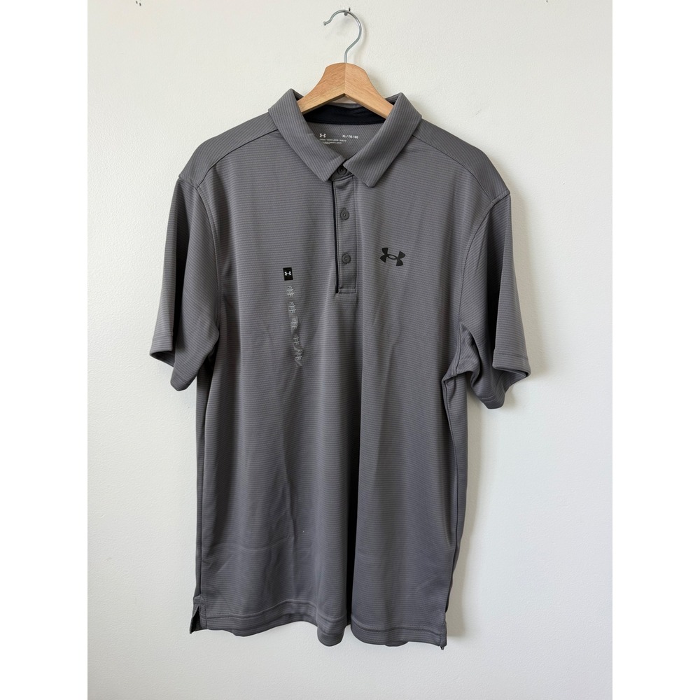 Under Armour Men's Tech Polo Shirt – Grey – Size XL – NWT